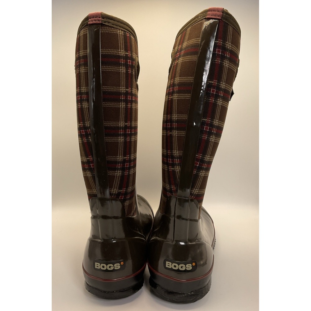BOGS Classic Winter Plaid Neo-Tech Women's Waterproof Snow Rain Boots ~ Size 12 - Picture 5 of 9